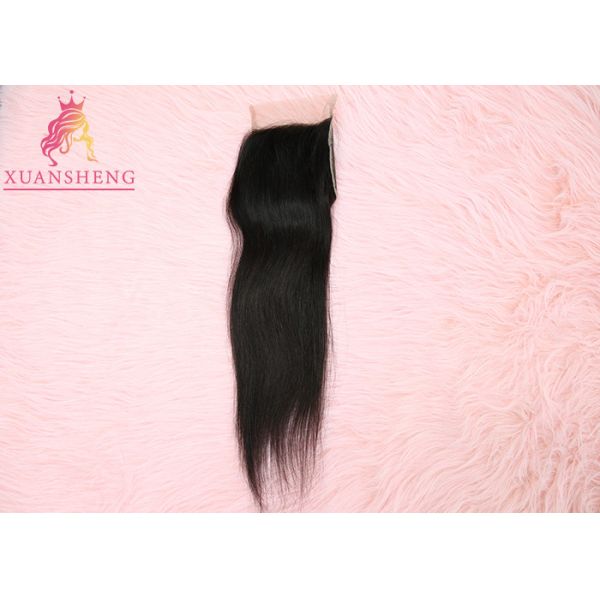 Straight 5x5 Lace Front Closure 100% Virgin Hair No Chemical Processed Hair