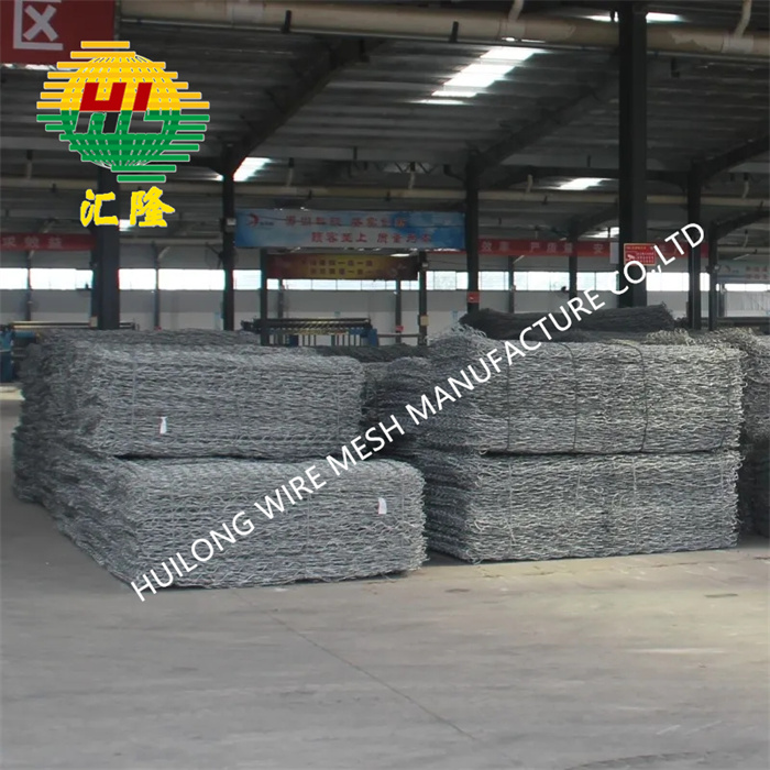 ячеистая сеть 2x1x1 корзины 2.7mm/3.4mm шестиугольная Gabion 80x100