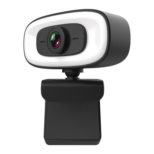Câmara de vídeo larga do PC 4k ultra Hd da câmara web 2560*1440 do ângulo 8mp HD do Autofocus 360