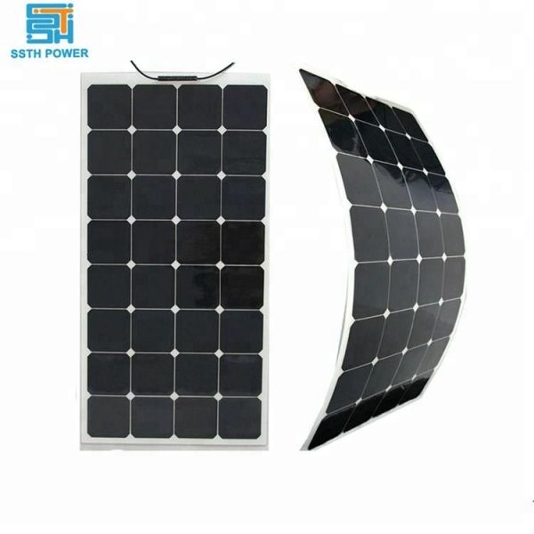 360W SUNPOWER Panneau solaire flexible avec câble de 90 cm TUV CE CQC ISO 18V 24V 36V 48V