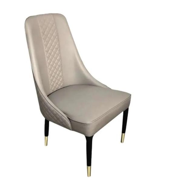 PU Leather Ivory Upholstered Dining Chairs ODM Upholstered Dining Room Chairs