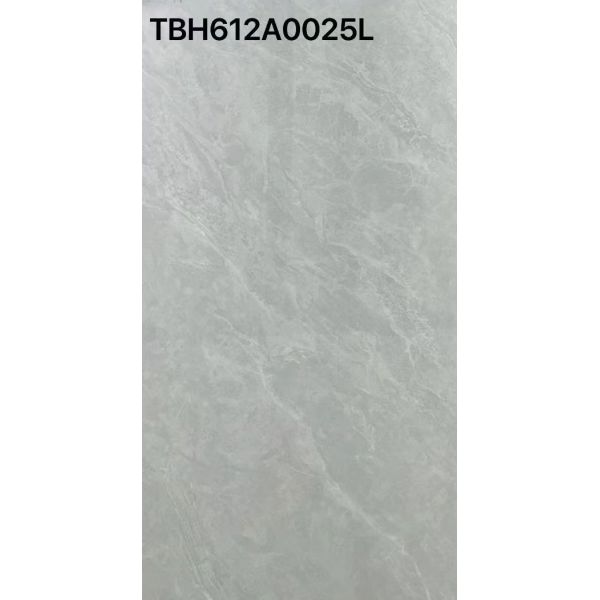 Gray Polished Glazed Tiles 600x1200mm Carrara Ceramic