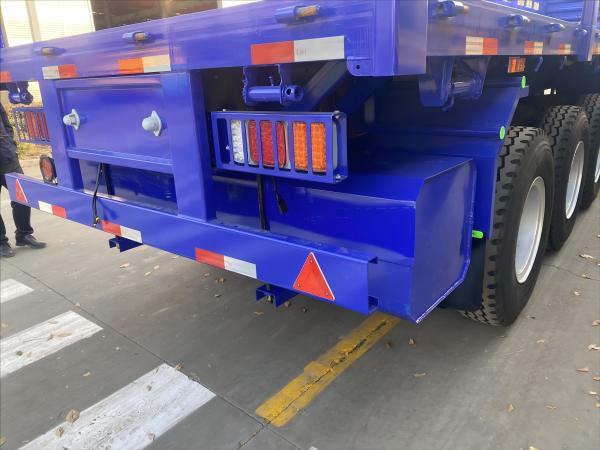CIMC vente à chaud semi-remorque à trois essieux remorque de camion fabricant chinois vente directe semi-remorque à plat