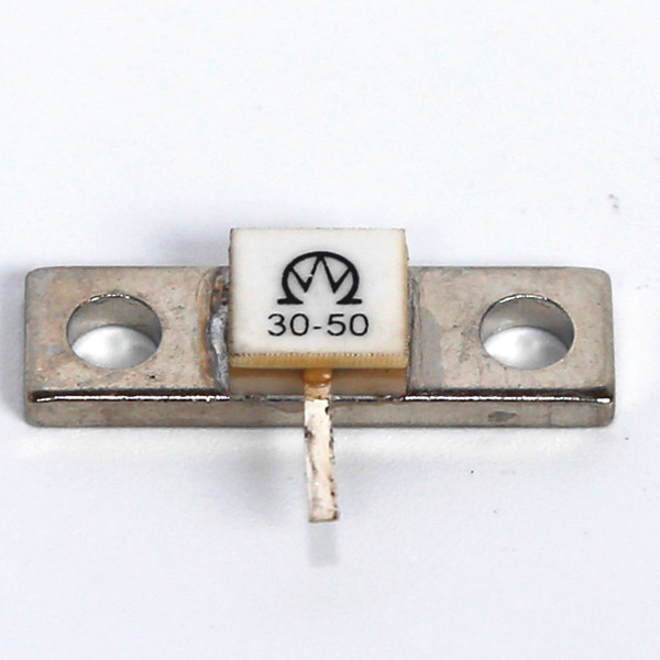 RF Resistor Dummy Load Resistor with -55℃~ +125℃ Operating Temperature 1.2~1.3 Standing Wave Ratio and Copper Nickel Plated Flange Mount