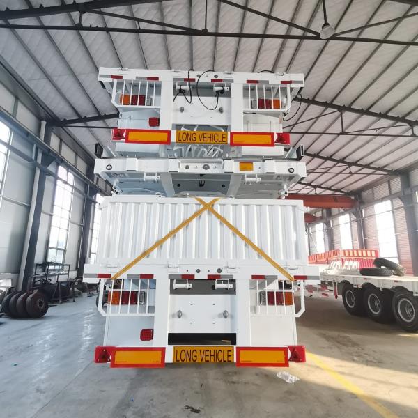 40 Tons Semi Truck Trailer Fence Transport Cargo Animal Side Semi Trailer Customized