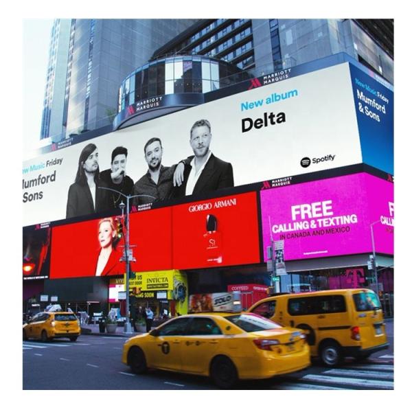 Pantalla 3d Led Screen Outdoor Led Video Wall P4 P5 Black White