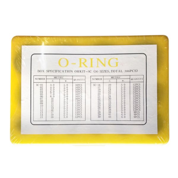 DIN 3771 NBR O Ring Kit с номинальной температурой VMQ от -30 до 120 °C