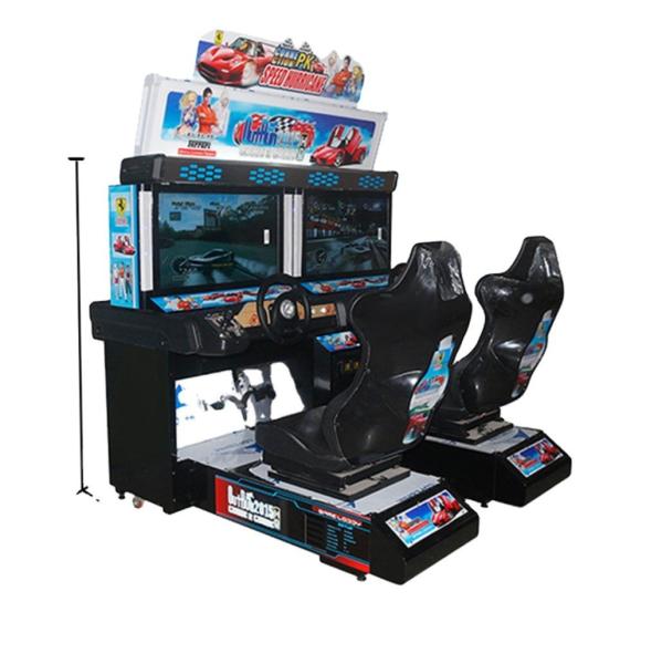 2 Players Safe Arcade Car Game Machine Car Games 3d Racing Machine For Fun City