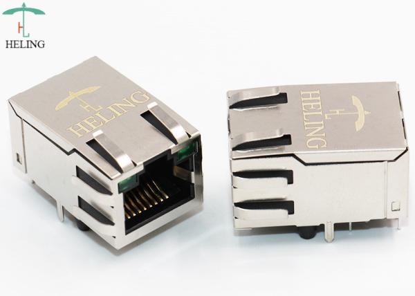 10p10c 1G Integrated Magnetic RJ45 Single Port Connector For PC Motherboard
