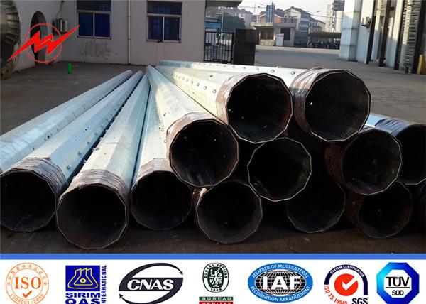 NEA Galvanized Power Octagonal Steel Pole 25FT 30FT 35FT 40FT 45FT Philippines Electric