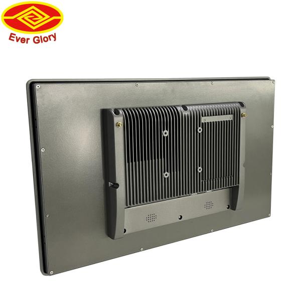 21.5 Inch Industrial Panel PC With HDMI VGA And FCC Certifications PCAP Touch Screen