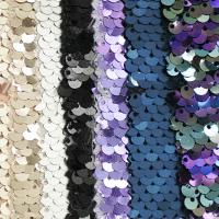 Tela de las lentejuelas del poliéster de la gota PRT para la diversa ropa de la etapa de la moda