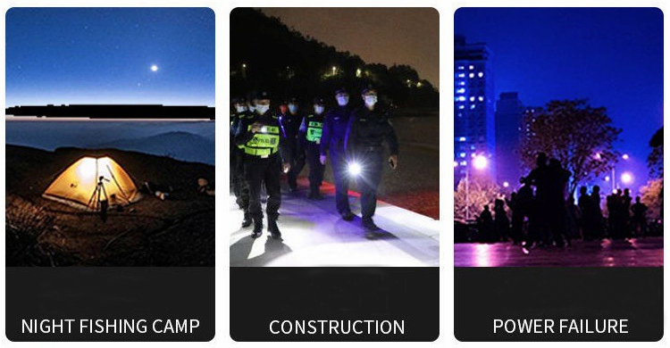 Outdoor Portable Led Solar Emergency Camping Light 3.7v 5000mA ABS Material