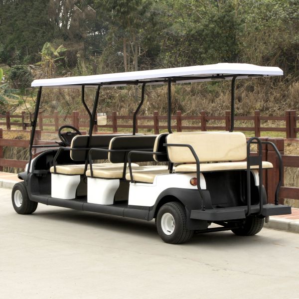 11 Seater Battery Power Electric Golf Buggy , Electric Sightseeing Car CE
