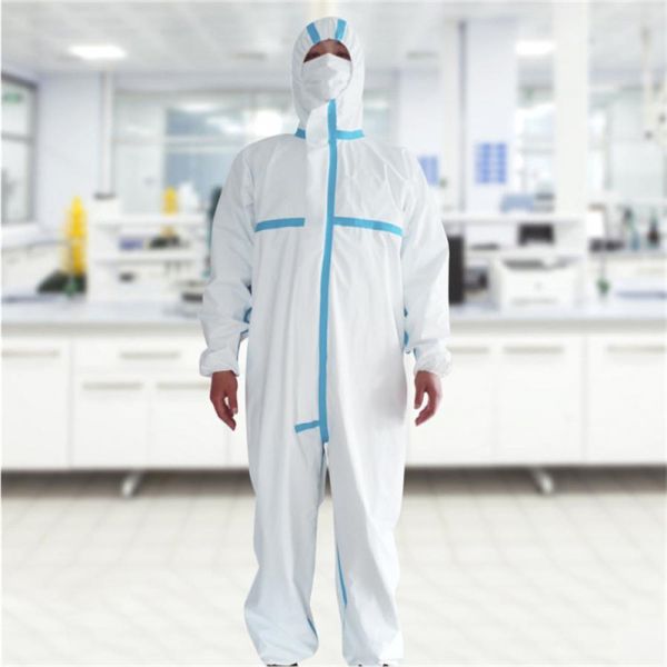 Safety Disposable Protective Clothing , Full Body Protection Suit Anti Vuris