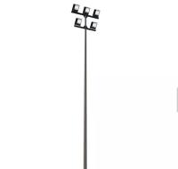 O mergulho quente de aço tubular de Q235 Polo galvanizou a luz polo da rua