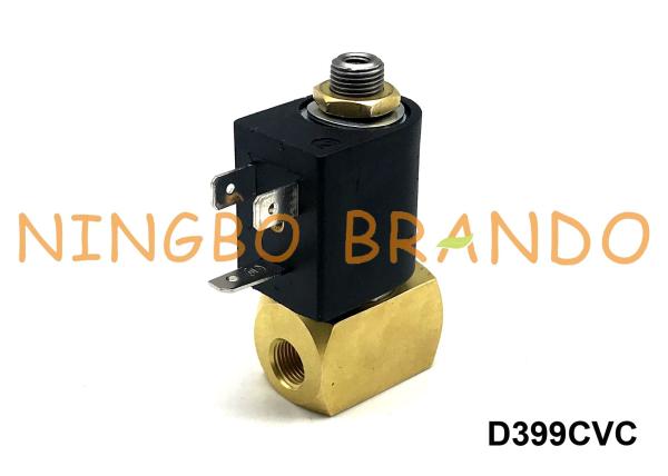 1/4 Inch M&M Type D399CVC Solenoid Valve Brass 3/2 NC DC24V For Auto Feeding System
