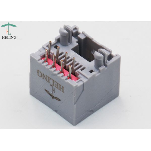180 Degree Vertical RJ45 Lan Connector None Shielded For Network Datacom