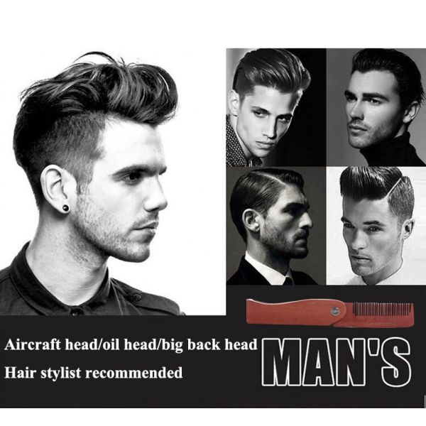 Comfortable Men's Foldable Beard Comb Folding Pocket Beard Comb SGS Certified