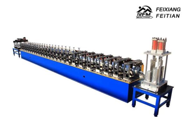Galvanized Metal Rain Gutter Machine / Steel Trough Roll Forming Machine