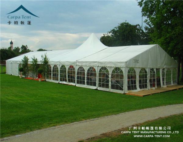 European Style Outdoor Aluminum Marquee Wedding Party Event Tent With High Peak Canopy