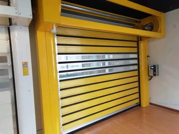 Industrial High Speed Spiral Door Sandwich Panel 70mm With Manual Release High-quality aluminum construction