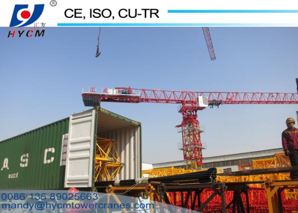 2020 New Manufacturer 200m High 18 tons PT7532 Flat Top New Construction Tower Cranes with Low Price