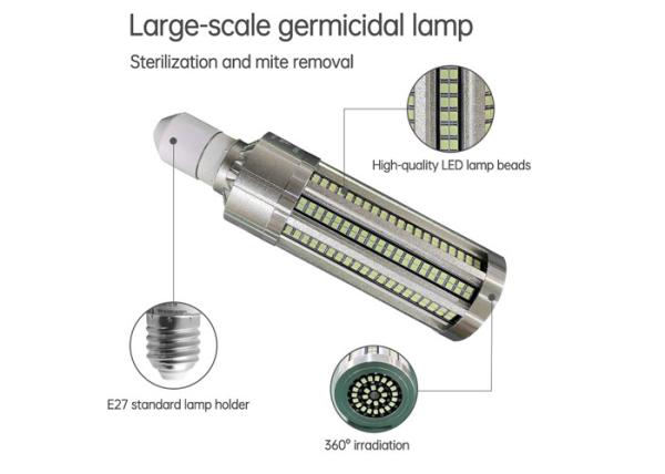 AC110V LED UV Bulb 120lm 60W UV Germicidal Lamp 360 Degree