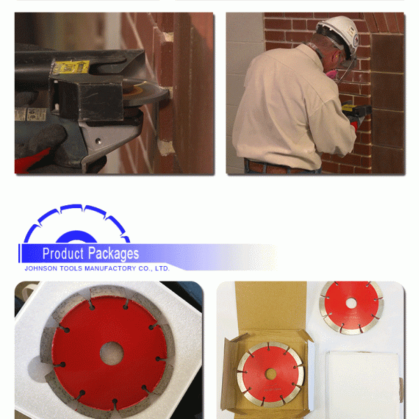 Long Lifetime 125mm Diamond Concrete Cutting Blades For Cured Concrete Cutting