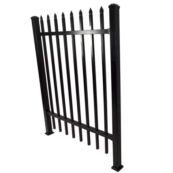 Clean Easy‑Wipe Tubular Steel Fence For Dusty Environment