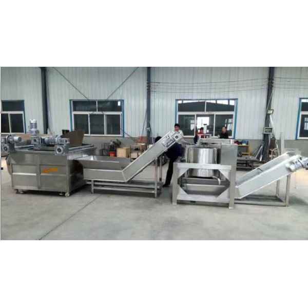 380v Chips Nuts Fryer Food Making Machine Full Automatic Food Grade Stainless Steel