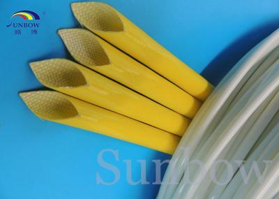 Breakdown Voltage 4.0kv Silicone Fiberglass Sleeving customized