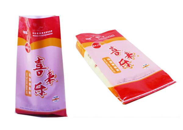 Waterproof 25kg Flour Packaging Bags PP Woven Sacks With BOPP Film Laminated
