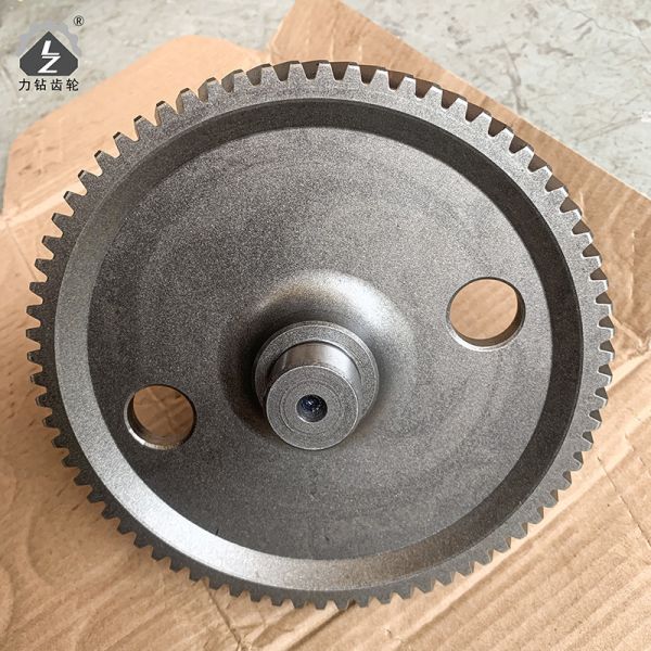 Heat Treatment Excavator Gear PC60 6 Large Oblique Teeth Of Rotary Gearbox