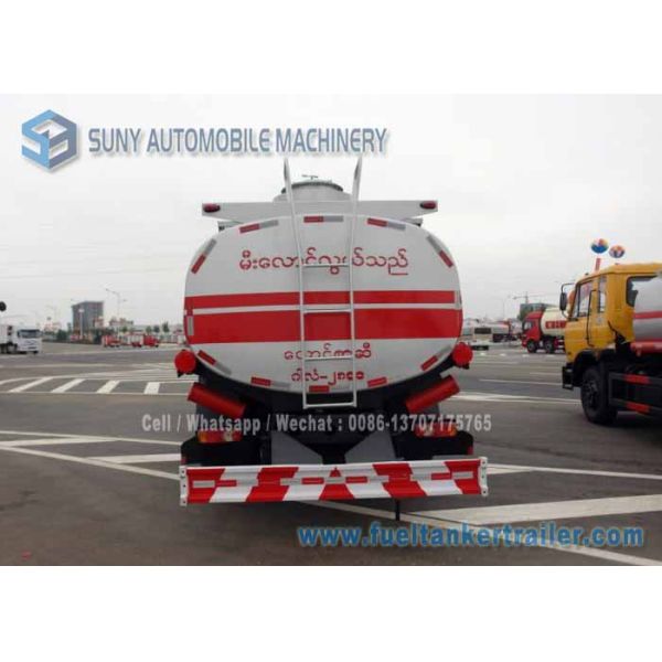 10 Wheel Chemical Tanker Truck 20000 Litres Carbon Steel 210 hp Dongfeng