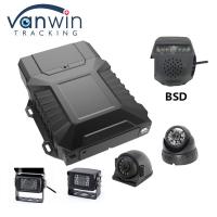 4CH 1080P Mobile DVR Carte SD Disque dur ADAS DSM BSD Reconnaissance faciale Détection de fatigue MDVR Pour le camion-bus