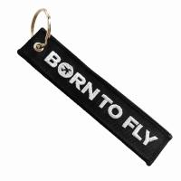 Chaîne de clés cadeau de voyage - Broderie anti-fading / polyester étanche et emballage sur mesure