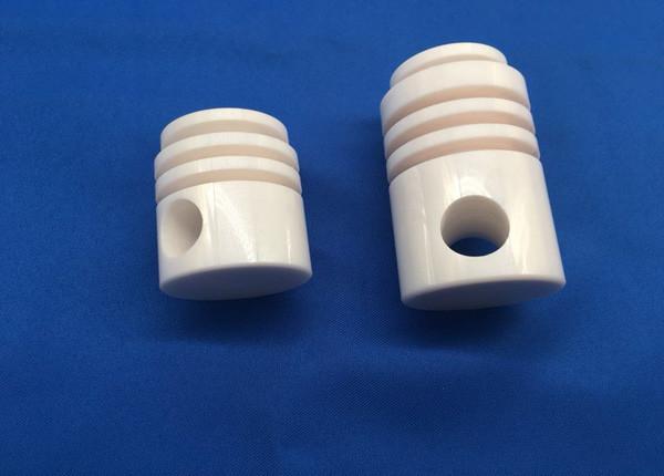 Desgaste - cilindro cerâmico da alumina Al2O3 cerâmica resistente dos componentes 99% da precisão
