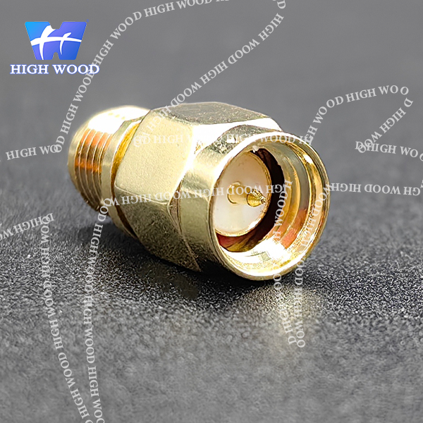 SMA Series RF Coaxial Connector,Straight SMA M-F Flange JK