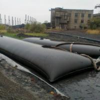 Bolsos tejidos PP portátiles móviles del geotextil del geotubo de la deshidratación del lodo en forma del envase
