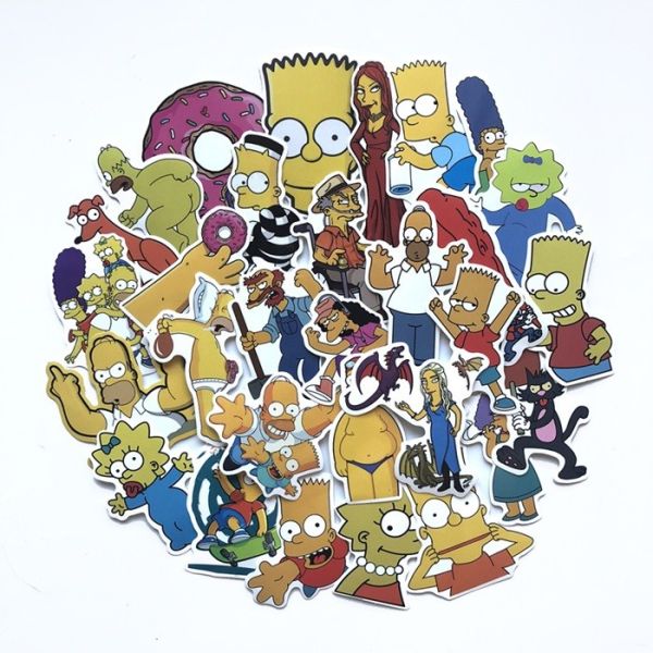 Fashion Style PVC Sticker Printing , PVC Vinyl Sticker Red Graffiti Style For Car / Laptop