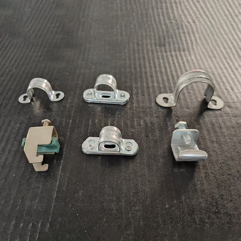 Galvanized Emt Pipe Clamp Grade3 Half Saddle Pipe Clip Electrical Conduit Fittings
