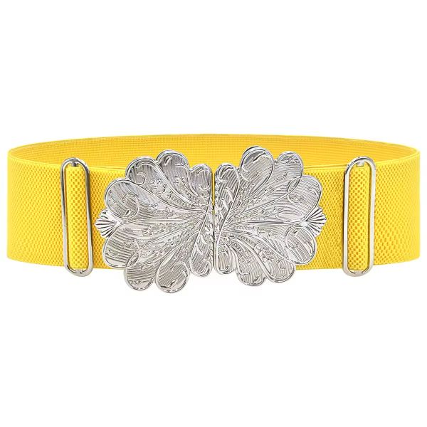 Hot Sale Casual Alloy Buckle Adjustable Elastic Flexible Woven Fashion Women Belts for Wholesale Price