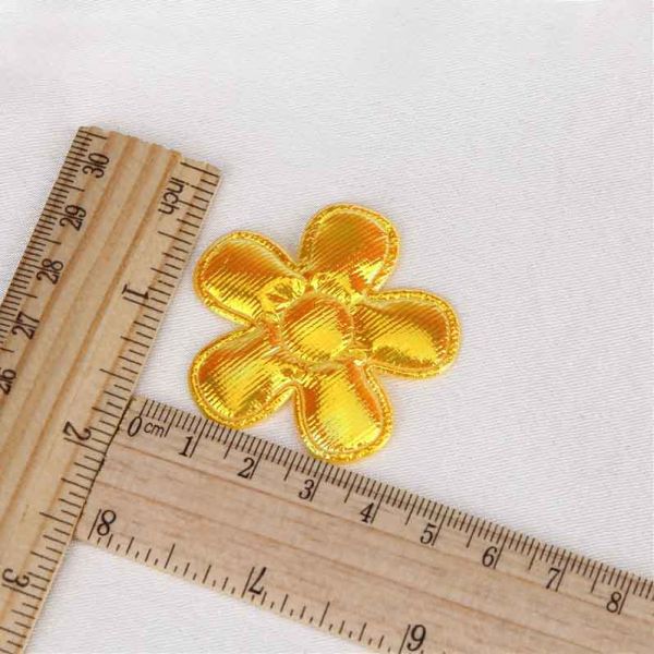 45 Mm Applique Crafts Floral Patches Colorful For Decorating Hair Clips