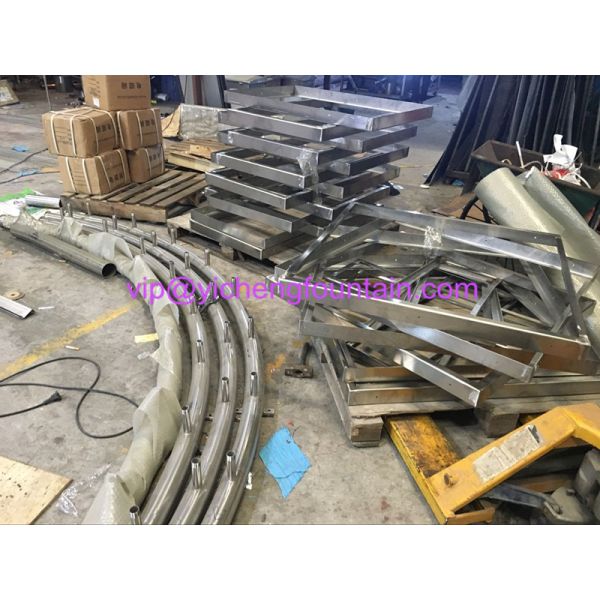 Floor Stainless Steel Grating For Dry Fountain Gather Water Back Open Type