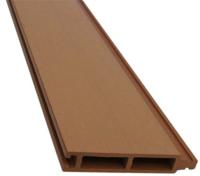 revêtement en bois de mur extérieur de Wpc de panneau en bois composé en plastique en bois de jardin de 110mm