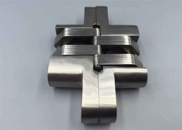 19x95mm SS 304 Fire Rating Spring Heavy Duty Concealed Hinges 180 Degree Hidden Hinge
