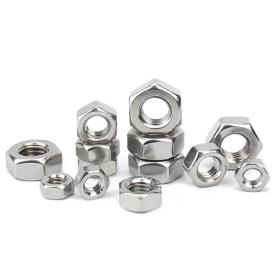 Metric Stainless Steel Hex Nut M16 M28 M30 M12 M26 M40 SS304 SS316 Hexagon Head Nut