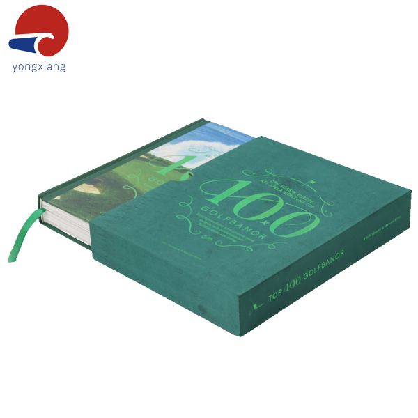 English Hardcover Book Set Green Foiling Custom Made Story Book