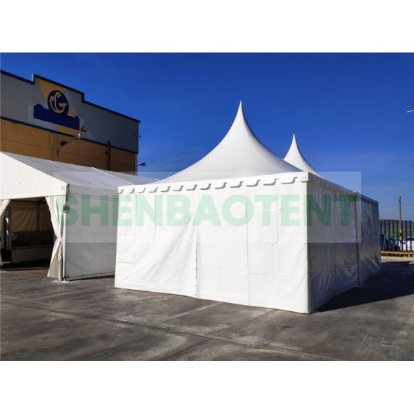 Fast Set Up Pagoda Party Tent High Peak Shape Aluminium Structure Stable